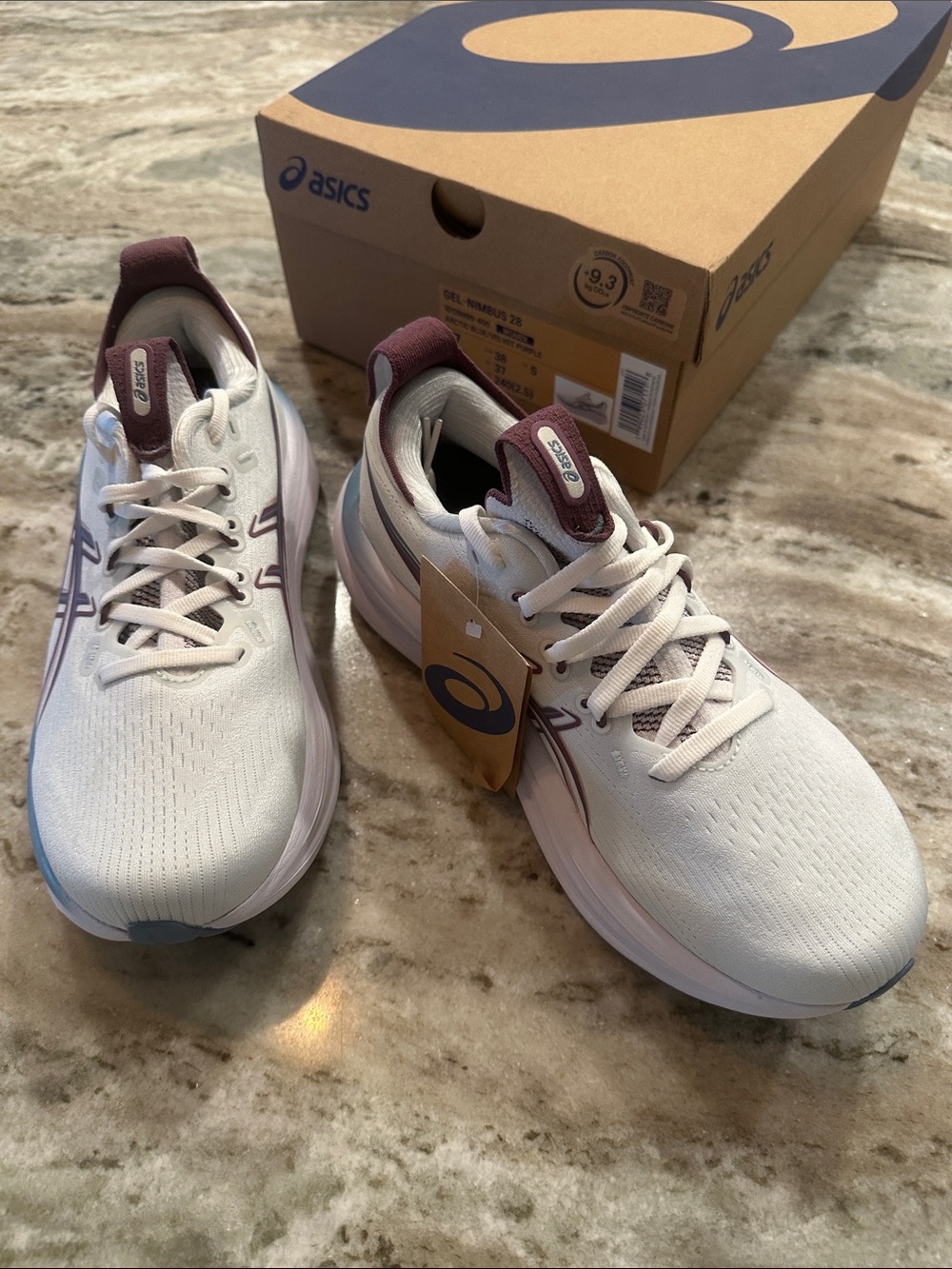 NWT Asics Gel Nimbus 28 Women's Running Sneakers - Size 7 - Picture 5 of 7